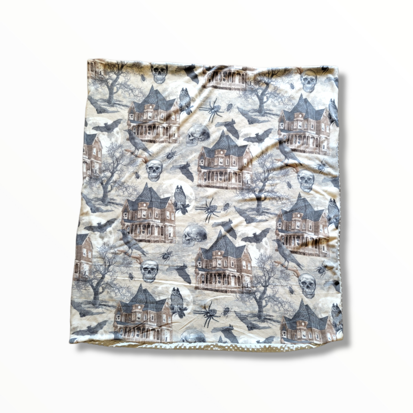 Haunted House Minky Fleece Blanket