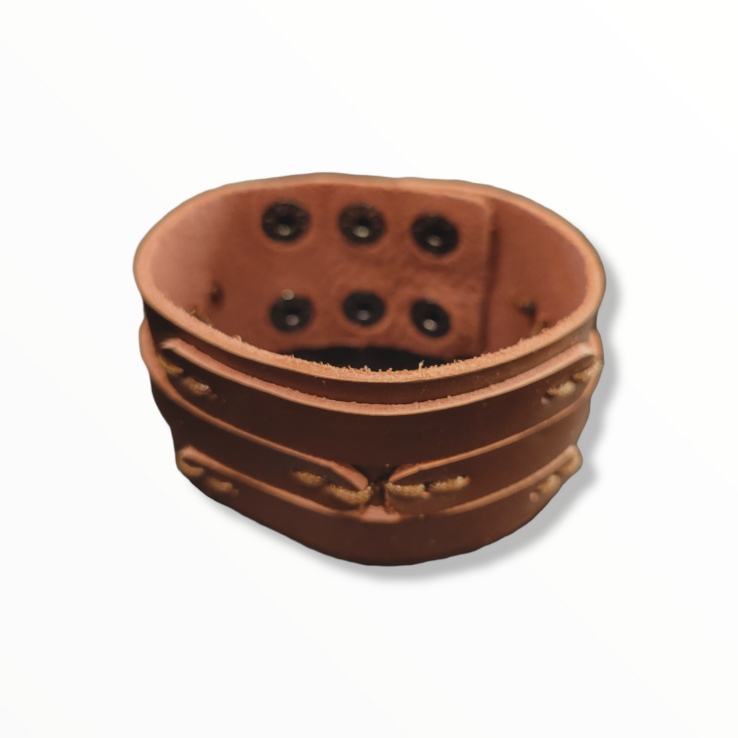 Urban leather cuff
