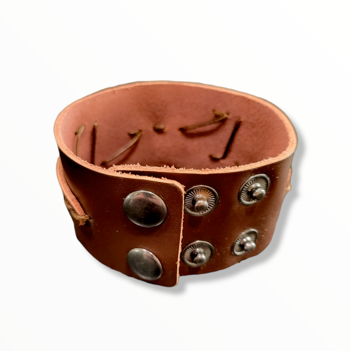 Urban leather cuff