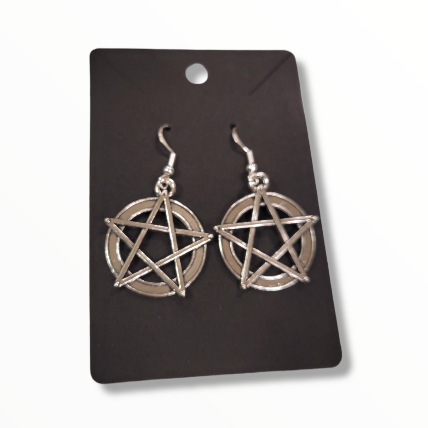 Pentacle earrings (Silver)