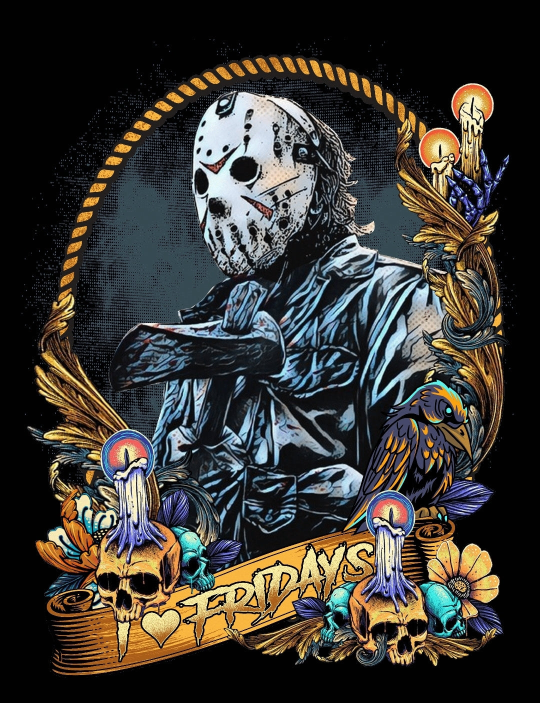 Horror Bleached Tshirts