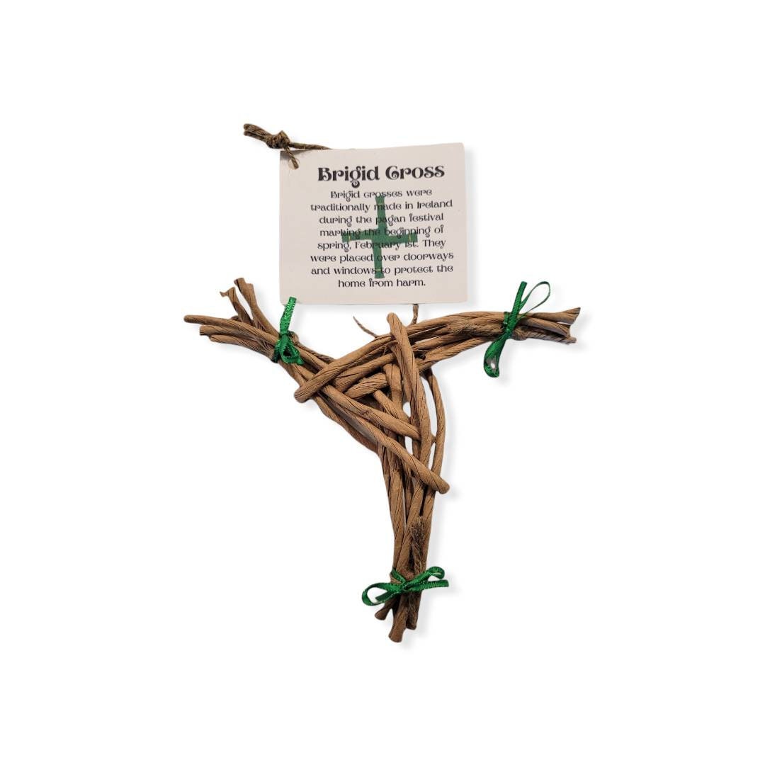 Brigid Cross 3-armed Brigid Cross Imbolc Candlemas Brigids day st Brigid triskele protection